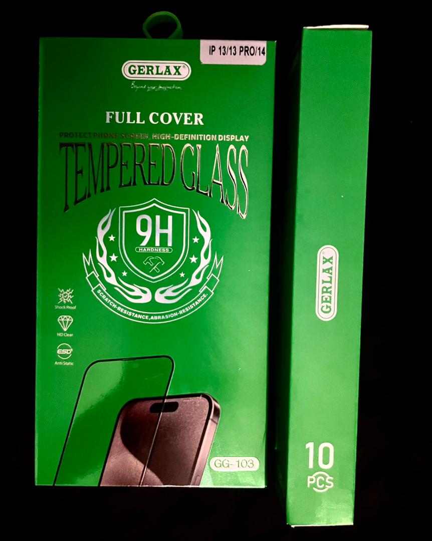 Protection d’Écran iPhone – Verre Trempé Premium (Kasssal &amp; Gerlax) (2PAIR)