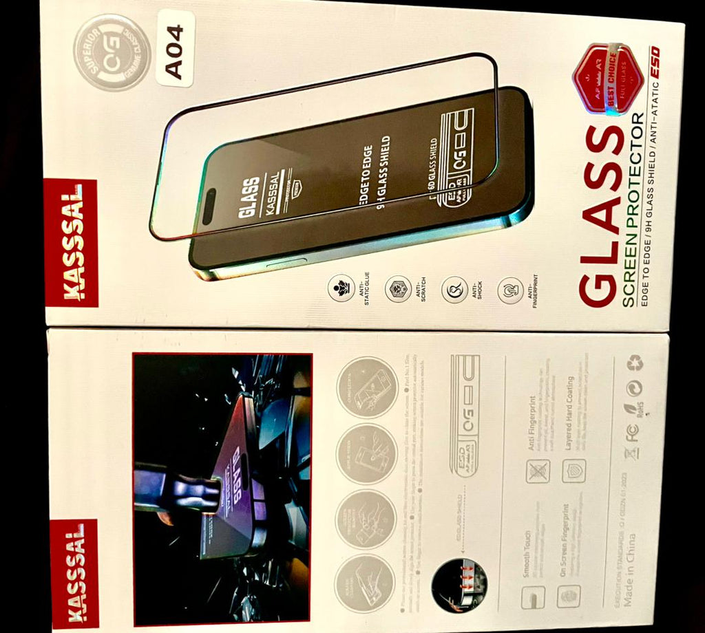 Protection d’Écran iPhone – Verre Trempé Premium (Kasssal &amp; Gerlax) (2PAIR)