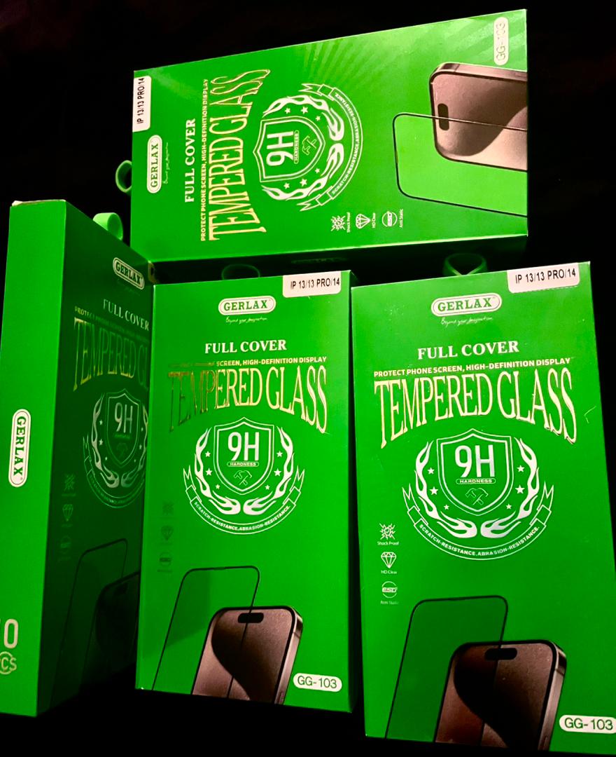 Protection d’Écran iPhone – Verre Trempé Premium (Kasssal &amp; Gerlax) (2PAIR)