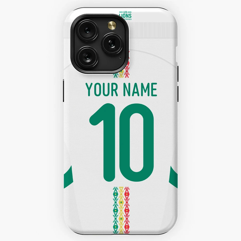 COQUE Senegal National Football iPhone 16 15 14 13 Pro Max 12 11 Mini X XS XR 7 8 Plus SE